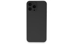 Newface iPhone 13 Pro Kılıf 360 Full Body Silikon Kapak - Siyah