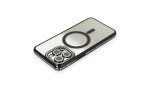 Newface iPhone 13 Pro Max Kılıf Joke Simli Magneticsafe Kılıf - Siyah