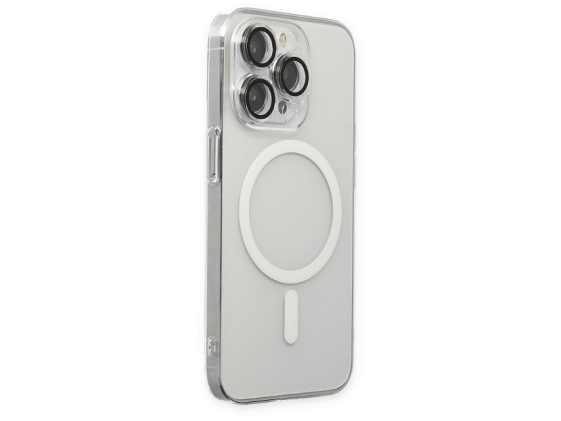 Newface iPhone 13 Pro Max Kılıf Kaou Magneticsafe Slim Kapak - Şeffaf