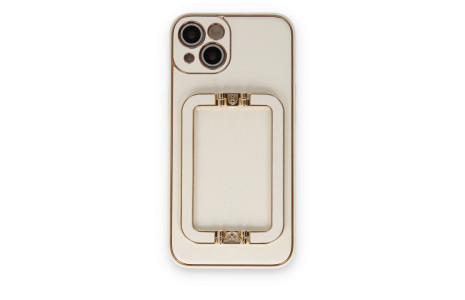 Newface iPhone 14 Kılıf Coco Elit Kapak - Beyaz