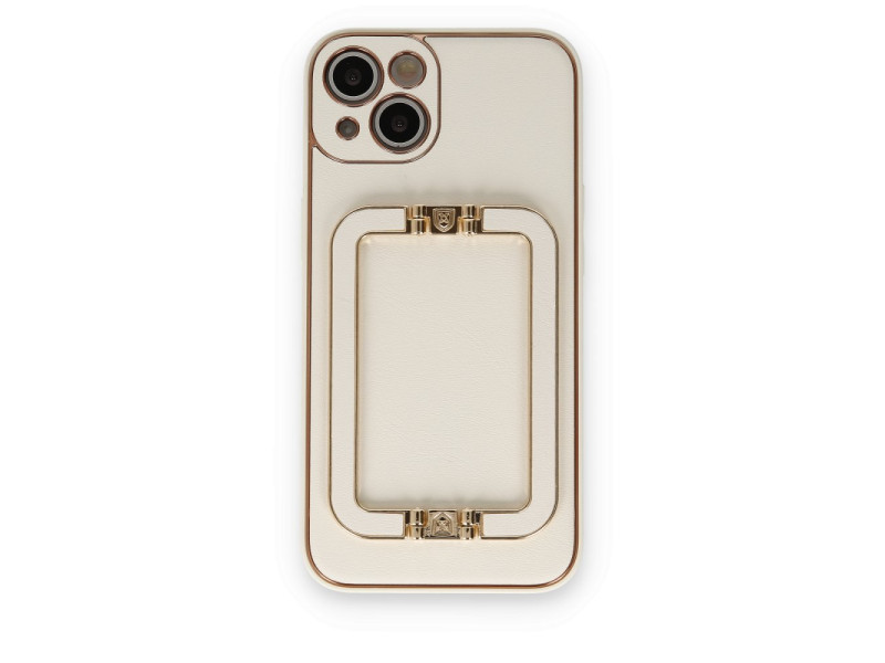 Newface iPhone 14 Kılıf Coco Elit Kapak - Beyaz