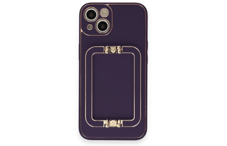 Newface iPhone 14 Kılıf Coco Elit Kapak - Derin Mor
