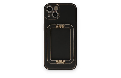 Newface iPhone 14 Kılıf Coco Elit Kapak - Siyah