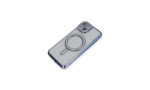 Newface iPhone 14 Kılıf Joke Simli Magneticsafe Kılıf - Mavi