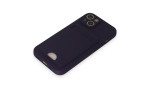 Newface iPhone 14 Kılıf Kelvin Kartvizitli Silikon - Derin Mor