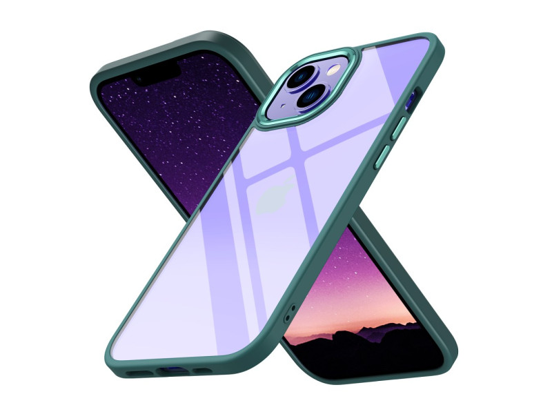 Newface iPhone 14 Kılıf Power Silikon - Koyu Yeşil