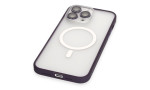 Joko iPhone 14 Pro Kılıf Martin Lens Magneticsafe Kapak - Derin Mor