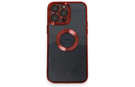 Newface iPhone 14 Pro Kılıf Slot Silikon - Kırmızı