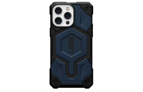 Newface iPhone 14 Pro Kılıf Uag Fiber Magneticsafe Silikon - Lacivert