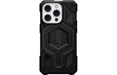 Newface iPhone 14 Pro Kılıf Uag Fiber Magneticsafe Silikon - Siyah