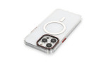 Newface iPhone 14 Pro Max Kılıf Dinamik Magneticsafe Silikon - Şeffaf