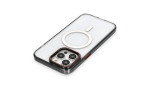 Newface iPhone 14 Pro Max Kılıf Dinamik Magneticsafe Silikon - Siyah
