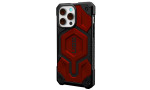 Newface iPhone 14 Pro Max Kılıf Uag Fiber Magneticsafe Silikon - Kırmızı