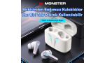 Newface Monster XKT06 Bluetooth Kulaklık - Beyaz