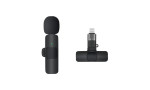 Newface N9 Type-C ve Lightning Double Mikrofon - Siyah