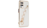 Newface Oppo A54 4G Kılıf Esila Silikon - Beyaz