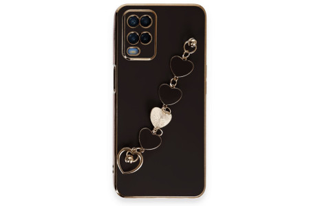 Newface Oppo A54 4G Kılıf Esila Silikon - Siyah