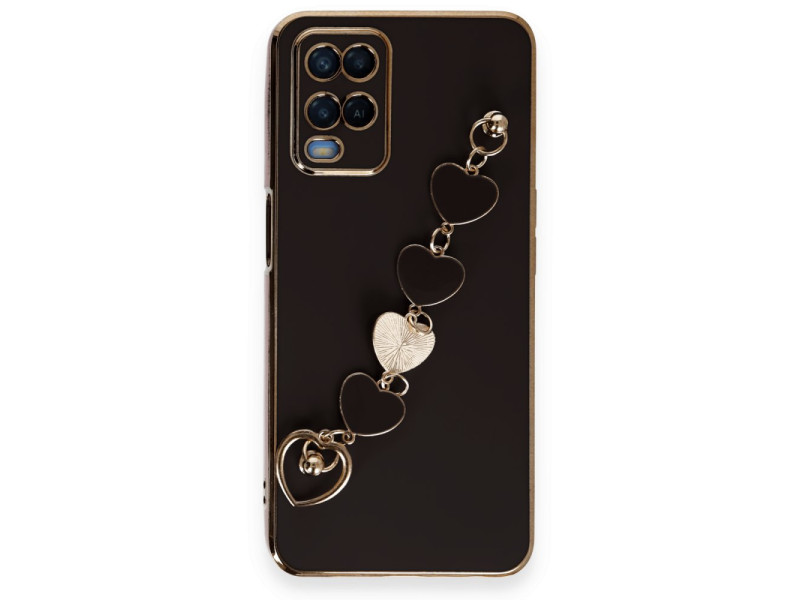 Newface Oppo A54 4G Kılıf Esila Silikon - Siyah