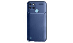 Newface Realme C25Y Kılıf Focus Karbon Silikon - Lacivert