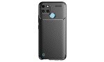 Newface Realme C25Y Kılıf Focus Karbon Silikon - Siyah