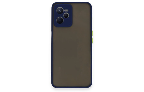 Newface Realme C35 Kılıf Montreal Silikon Kapak - Lacivert
