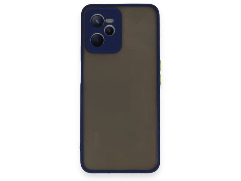 Newface Realme C35 Kılıf Montreal Silikon Kapak - Lacivert