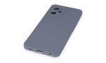 Newface Realme C35 Kılıf Nano içi Kadife Silikon - Gri