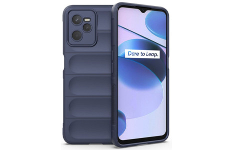 Newface Realme C35 Kılıf Optimum Silikon - Lacivert