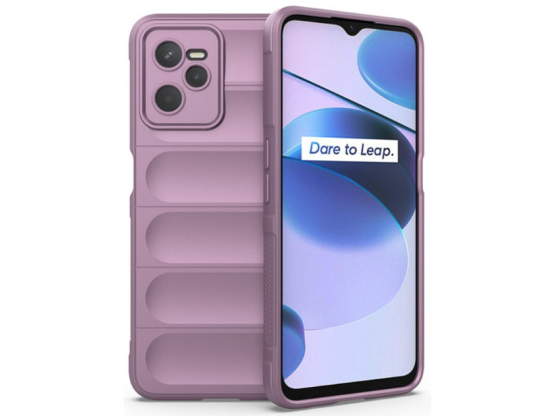 Newface Realme C35 Kılıf Optimum Silikon - Mor
