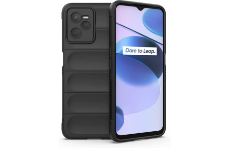 Newface Realme C35 Kılıf Optimum Silikon - Siyah