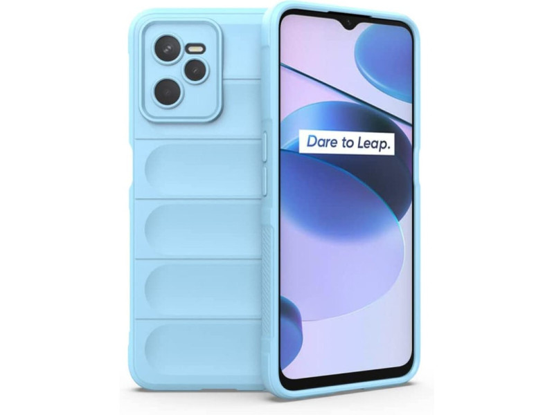 Newface Realme C35 Kılıf Optimum Silikon - Sky Blue