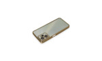 Newface Realme C35 Kılıf Razer Lensli Silikon - Gold