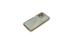 Newface Realme C35 Kılıf Razer Lensli Silikon - Gold