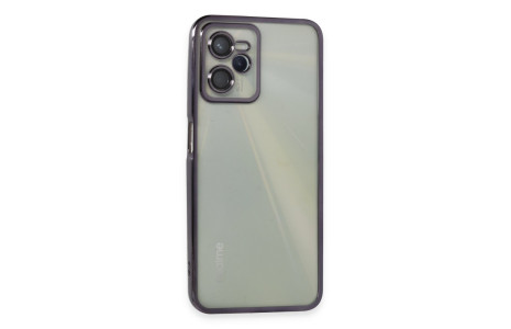 Newface Realme C35 Kılıf Razer Lensli Silikon - Mor