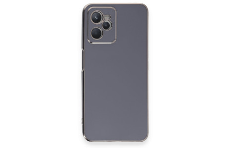 Newface Realme C35 Kılıf Volet Silikon - Mavi