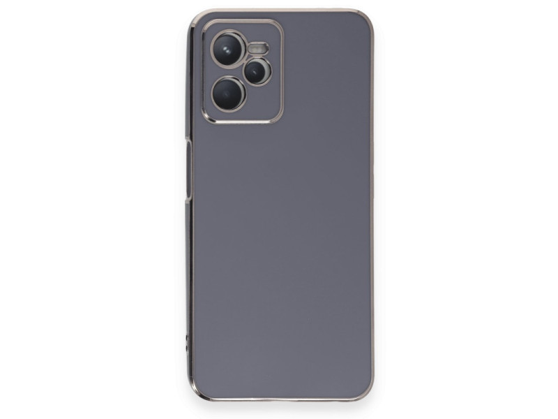Newface Realme C35 Kılıf Volet Silikon - Mavi