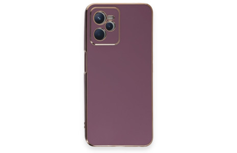 Newface Realme C35 Kılıf Volet Silikon - Mor