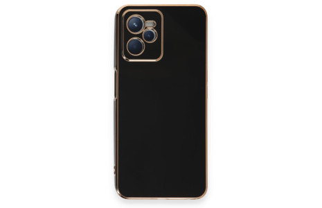 Newface Realme C35 Kılıf Volet Silikon - Siyah