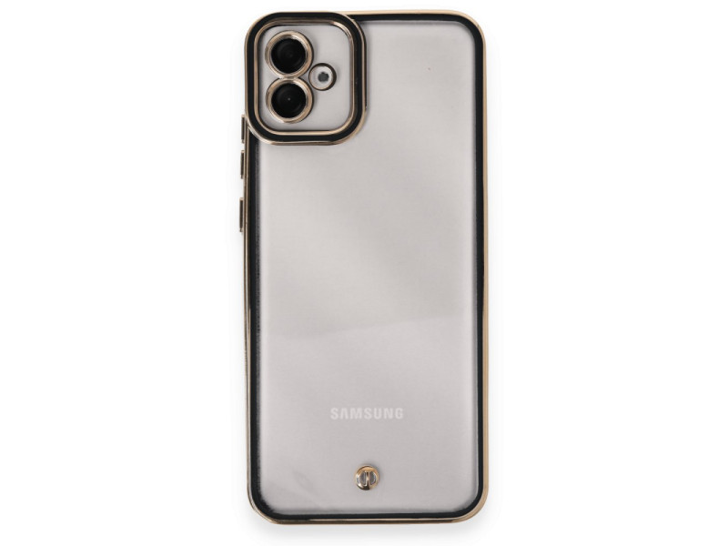 Newface Samsung Galaxy A04E Kılıf Liva Lens Silikon - Siyah