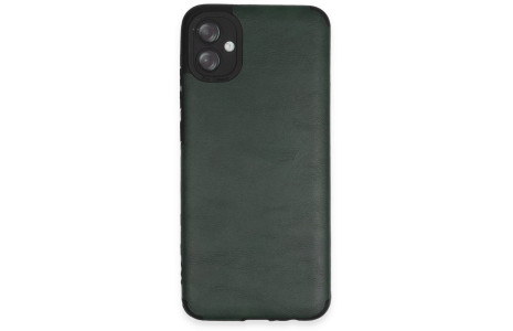 Newface Samsung Galaxy A04E Kılıf Loop Deri Silikon - Yeşil