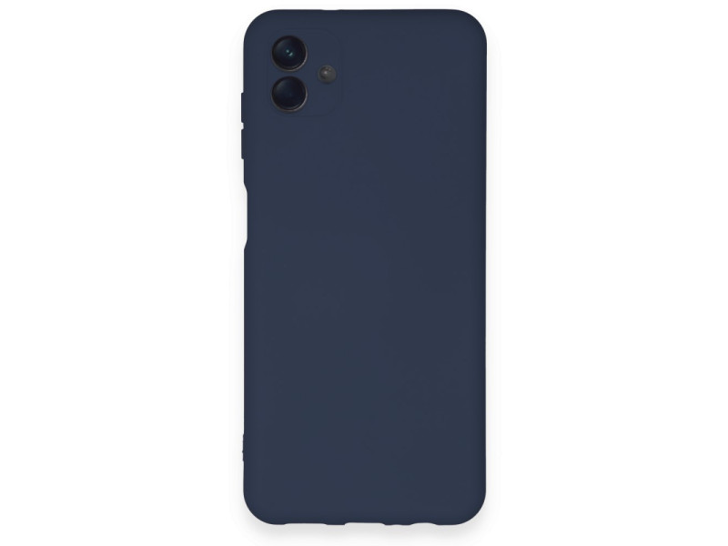 Newface Samsung Galaxy A04E Kılıf Nano içi Kadife Silikon - Lacivert
