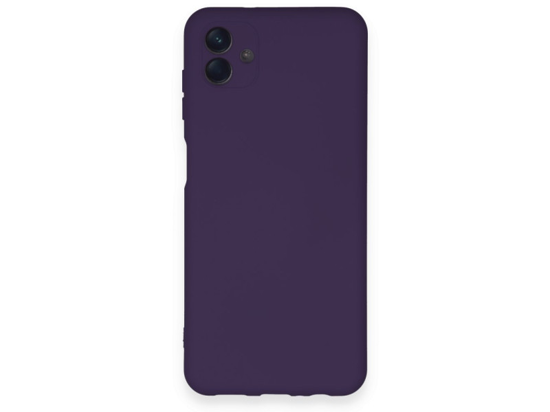 Newface Samsung Galaxy A04E Kılıf Nano içi Kadife Silikon - Mor