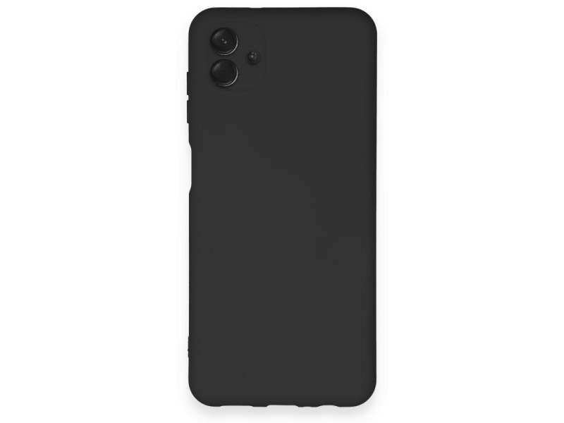 Newface Samsung Galaxy A04E Kılıf Nano içi Kadife Silikon - Siyah