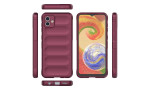 Newface Samsung Galaxy A04E Kılıf Optimum Silikon - Bordo