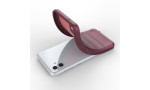 Newface Samsung Galaxy A04E Kılıf Optimum Silikon - Bordo