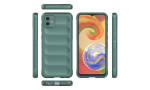 Newface Samsung Galaxy A04E Kılıf Optimum Silikon - Koyu Yeşil
