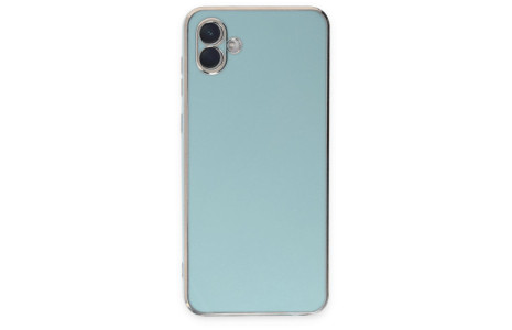 Newface Samsung Galaxy A04E Kılıf Volet Silikon - Açık Yeşil