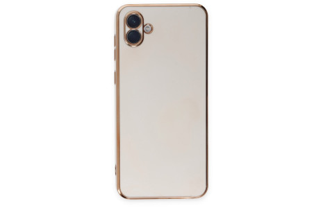 Newface Samsung Galaxy A04E Kılıf Volet Silikon - Beyaz