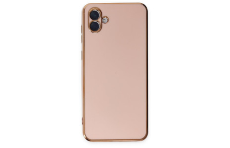 Newface Samsung Galaxy A04E Kılıf Volet Silikon - Pembe