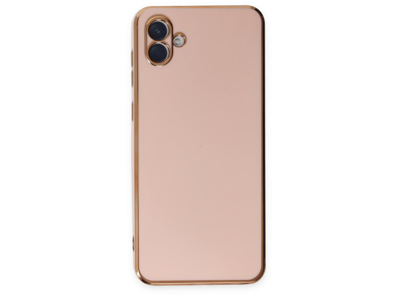 Newface Samsung Galaxy A04E Kılıf Volet Silikon - Pembe